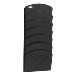 Safco Steel Wall, Letter/Legal, Vertical, Metal, Steel, Black, 241.3 mm, 50.8 mm