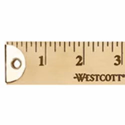 Westcott Wooden Yardstick folding ruler 914.4 m