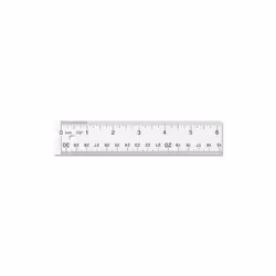 Westcott 10562 ruler Desk ruler 304.8 mm Acrylic Transparent 1 pc(s)