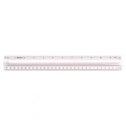 Westcott 15571 ruler Desk ruler 304.8 mm Transparent 1 pc(s)