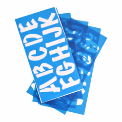 Westcott LetterCraft Stencil Marker Font 2-Inch Characters (15836)