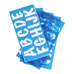 Westcott LetterCraft Stencil  Marker Font  2-Inch Characters (15836)