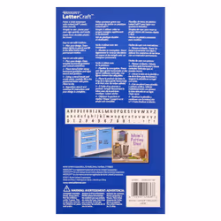 Westcott LetterCraft Stencil  Marker Font  2-Inch Characters (15836)
