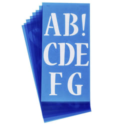 Westcott LetterCraft Stencil  Nueva Font  2-Inch Characters (SN2/15837
