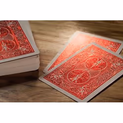 Bicycle METALLUXE CRIMSON RIDER BACK playing cards