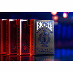 Bicycle METALLUXE COBALT playing cards 56 pc(s)