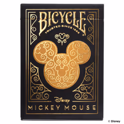 Bicycle Mickey Black Gold playing cards 56 pc(s)