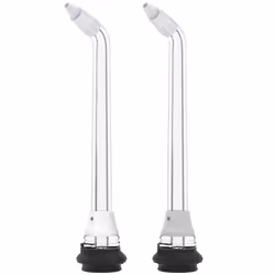Waterpik Whitening Water Flosser Replacement Tip  Orthodontic  White & Black  2 Count
