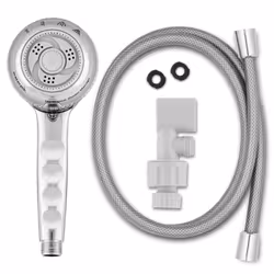 SM-453CGE 4-Mode Original Shower Massage 1.8 GPM Hand Held Head, Chrome/Crystal
