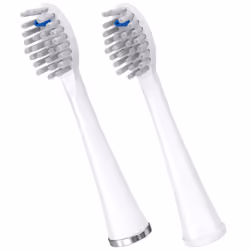 Waterpik Full Size Replacement Brush Heads for Sonic-Fusion Flossing Toothbrush SFFB-2EW 2 Count White