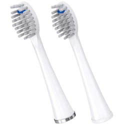 Waterpik Full Size Replacement Brush Heads for Sonic-Fusion Flossing Toothbrush SFFB-2EW  2 Count White