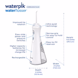 Waterpik Cordless Plus Water Flosser WP-490UK -WH - Additional view 6