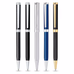Sheaffer Intensity Engraved Chrome Ballpoint Pen with Chrome Cap and Trim