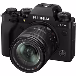 Fujifilm X-T4 Mirrorless Camera with 18-55mm Lens - Black