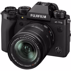 Fujifilm X-T5 Mirrorless Camera with 18-55mm Lens - Black