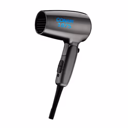 Conair Travel Hair Dryer with Dual Voltage  1875W Compact Hair Dryer with Folding Handle  Travel Blow Dryer