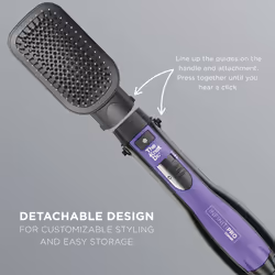 INFINITIPRO BY CONAIR The Knot Dr. Cushioned Paddle Brush  Smooth and Shine All Hair Types  Compatible with INFINITIPRO BY CONAIR The Knot Dr. Dryer B