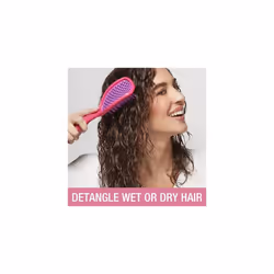 Conair Allbrush Vented Paddle hairbrush - hair brush - detangling brush - wet hair brush - hairbrush for women for all hair types - Pink