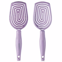 Conair Scalp Care Detangling Flexi Head Paddle Hairbrush - Massager for Curly Hair