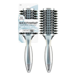 Conair InfinitiPro - Hair Brush - Icy Blue Round Brush for blow out - Detangling Brush - Reduces Frizz and Adds Volume - Blow Dryer Brush -