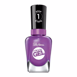 Sally Hansen Miracle Gel Nail Polish, Purple Shades, 550 Hunger Flames, a Pinkish Purple, 14.7 ml
