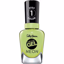 Sally Hansen miracle gel neon nail varnish 052 Electri lime