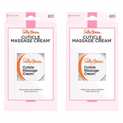 Sally Hansen Nail Treatment Cuticle Massage Cream, 2 CountPack of 1