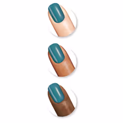 Sally Hansen Complete Salon Manicure Nail Color  Black and Blue  Pack of 2