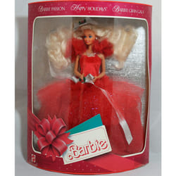 1988 HAPPY HOLIDAYS BARBIE - 1ST IN COLLECTIBLE SERIES by Mattel