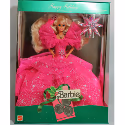 Barbie Mattel Happy Holidays 1990