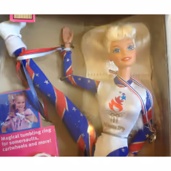 Barbie Olympic Gymnast 1996 Atlanta Games Doll