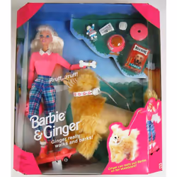 Mattel Barbie 17116 1997 Barbie & Ginger The Dog