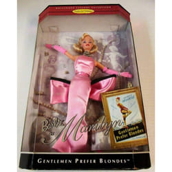 Barbie Doll as Marilyn Monroe in the Pink Dress from Gentlemen Prefer Blondes