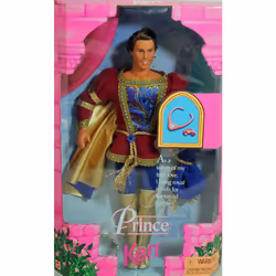 Barbie 1997 Classic Fairy Tale Rapunzel Series 12 Inch Doll : Prince K