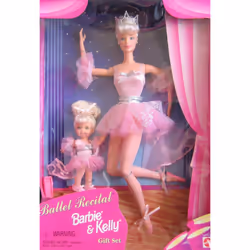Ballet Recital BARBIE & KELLY Doll Gift Set (1997)