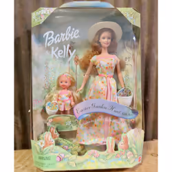 Special Edition Barbie & Kelly Easter Garden Hunt Gift Set 12"" and 4"