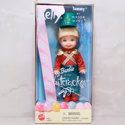 Barbie Nutcracker Kelly Tommy As Major Mint Doll (2001)