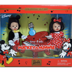 Barbie Disney Tommy & Kelly Dressed As Mickey & Minnie Collector Editi