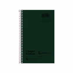 Oxford 25-400R, Monochromatic, Green, Folio, 100 sheets, Hardcover, Adult