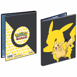 Ultra PRO Pikachu 2019 4-Pocket Portfolio for Pokémon, Card portfolio, Black, Yellow