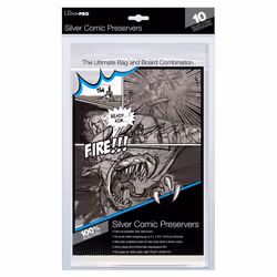 Ultra PRO Silver Age comic Preserver 725 x 105 (10 ct) - Ultra-clear Material Makes Your comics color Pop More Vibrantly Whil ...