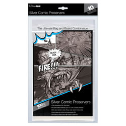 Ultra PRO Silver Age comic Preserver 725 x 105 (10 ct) - Ultra-clear Material Makes Your comics color Pop More Vibrantly While Protecting It from Har