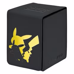 Ultra PRO Elite Series: Pikachu Alcove Flip for Pokémon, Card holder, Black, Yellow