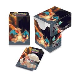 Ultra PRO Gallery Series Scorching Summit Full-View Deck Box for Pokemon
