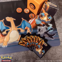 Ultra PRO Gallery Series Scorching Summit Full-View Deck Box for Pokemon