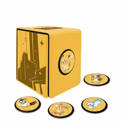 Ultra PRO Gallery Series Shimmering Skyline Alcove Click Deck Box for Pokémon, Card holder, Yellow, 1 pc(s)