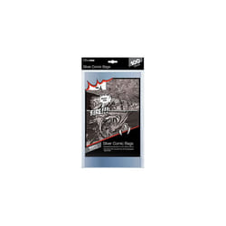Ultra Pro Unisex's 7-1/4" X 10-1/2" Comic Bags-Silver Age Size 18.4Cm X 26.5Cm (100Ct) X1, Multi Colour, PACK