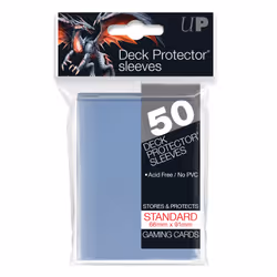 Ultra PRO 50ct Clear Standard Deck Protectors, Card sleeve, Blue, 50 pc(s)