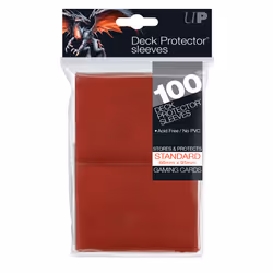 Ultra PRO 100ct Red Standard Deck Protectors, Card sleeve, Red, 100 pc(s)