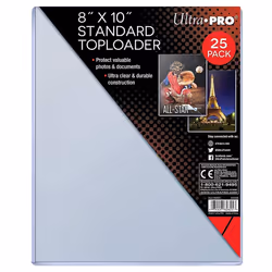 Ultra Pro Top Loader - 8"" x 10"" - Standard - (25 per Pack)